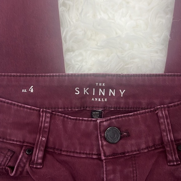 WHBM Skinny Ankle Jeans Size 4 - Picture 3 of 7